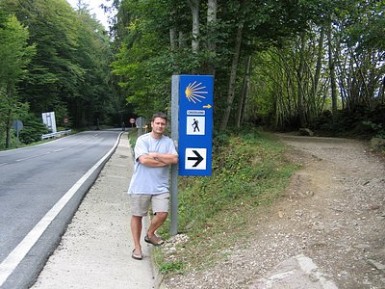 Inici del Camino a Roncesvalles